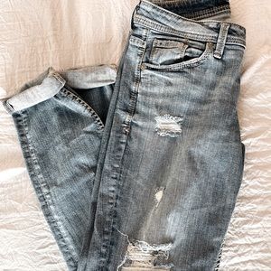 Silver Brand Jeans - Boyfriend with Rips, size 26w/29l